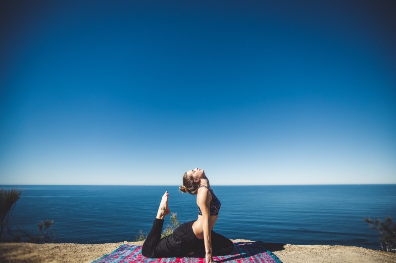 Yoga am Meer